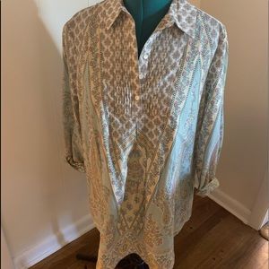 Soft Surroundings Blouse Size Large